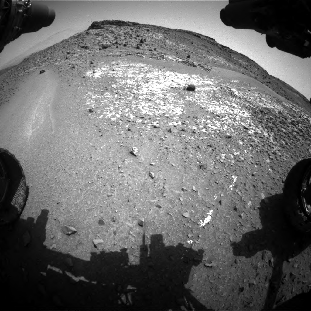 Nasa's Mars rover Curiosity acquired this image using its Front Hazard Avoidance Camera (Front Hazcam) on Sol 924, at drive 774, site number 45