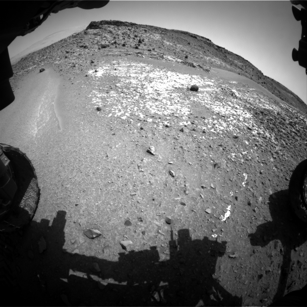 Nasa's Mars rover Curiosity acquired this image using its Front Hazard Avoidance Camera (Front Hazcam) on Sol 926, at drive 774, site number 45
