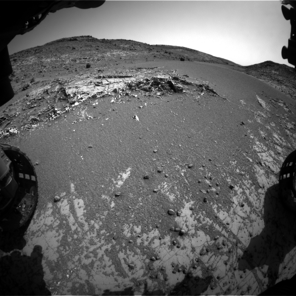 Nasa's Mars rover Curiosity acquired this image using its Front Hazard Avoidance Camera (Front Hazcam) on Sol 928, at drive 852, site number 45