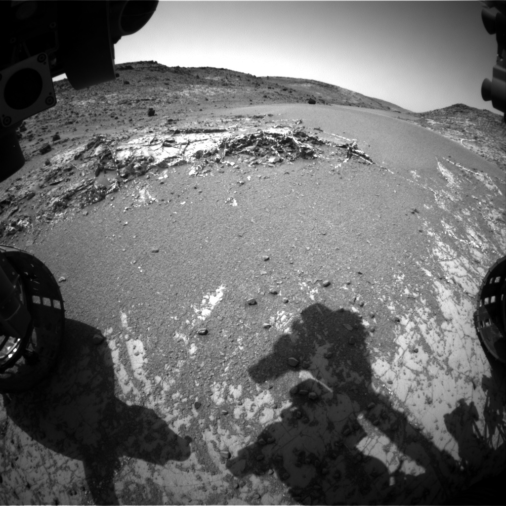 Nasa's Mars rover Curiosity acquired this image using its Front Hazard Avoidance Camera (Front Hazcam) on Sol 929, at drive 852, site number 45