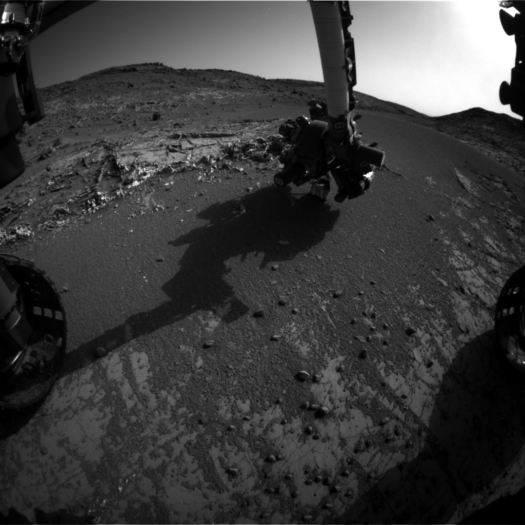 Nasa's Mars rover Curiosity acquired this image using its Front Hazard Avoidance Camera (Front Hazcam) on Sol 930, at drive 852, site number 45