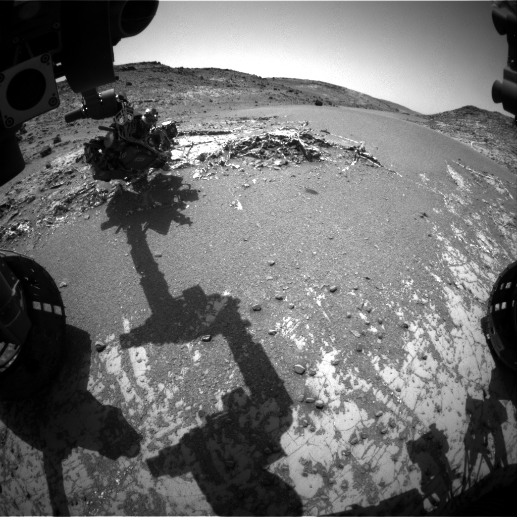 Nasa's Mars rover Curiosity acquired this image using its Front Hazard Avoidance Camera (Front Hazcam) on Sol 931, at drive 852, site number 45