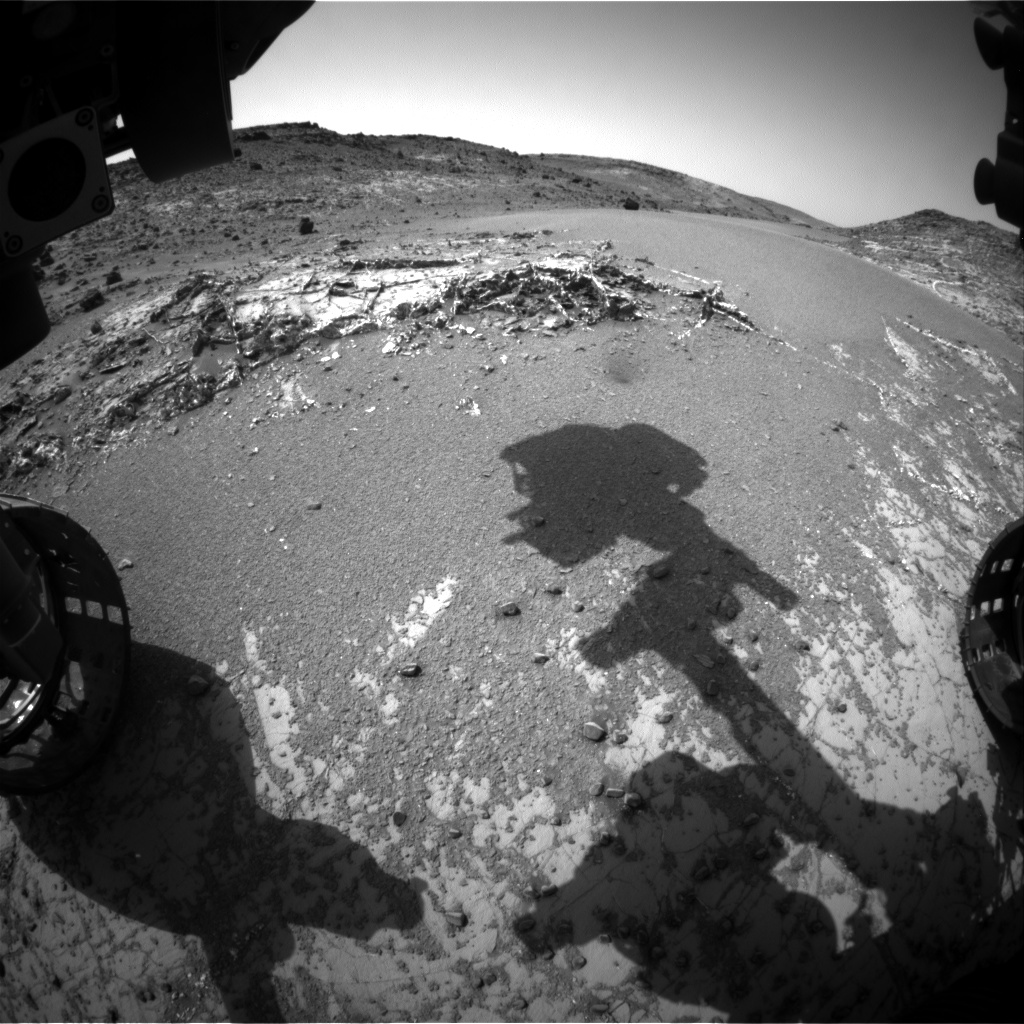 Nasa's Mars rover Curiosity acquired this image using its Front Hazard Avoidance Camera (Front Hazcam) on Sol 935, at drive 852, site number 45