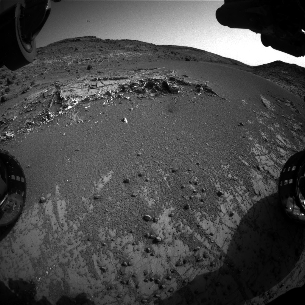 Nasa's Mars rover Curiosity acquired this image using its Front Hazard Avoidance Camera (Front Hazcam) on Sol 936, at drive 852, site number 45