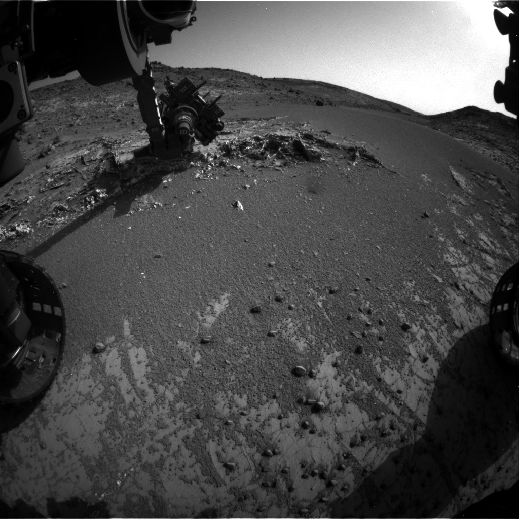 Nasa's Mars rover Curiosity acquired this image using its Front Hazard Avoidance Camera (Front Hazcam) on Sol 937, at drive 852, site number 45