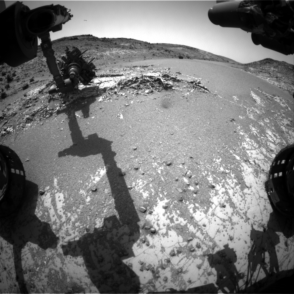 Nasa's Mars rover Curiosity acquired this image using its Front Hazard Avoidance Camera (Front Hazcam) on Sol 937, at drive 852, site number 45