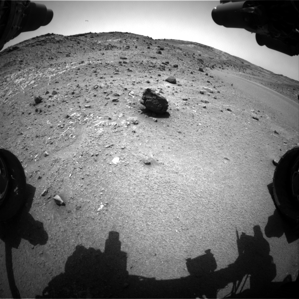 Nasa's Mars rover Curiosity acquired this image using its Front Hazard Avoidance Camera (Front Hazcam) on Sol 940, at drive 996, site number 45