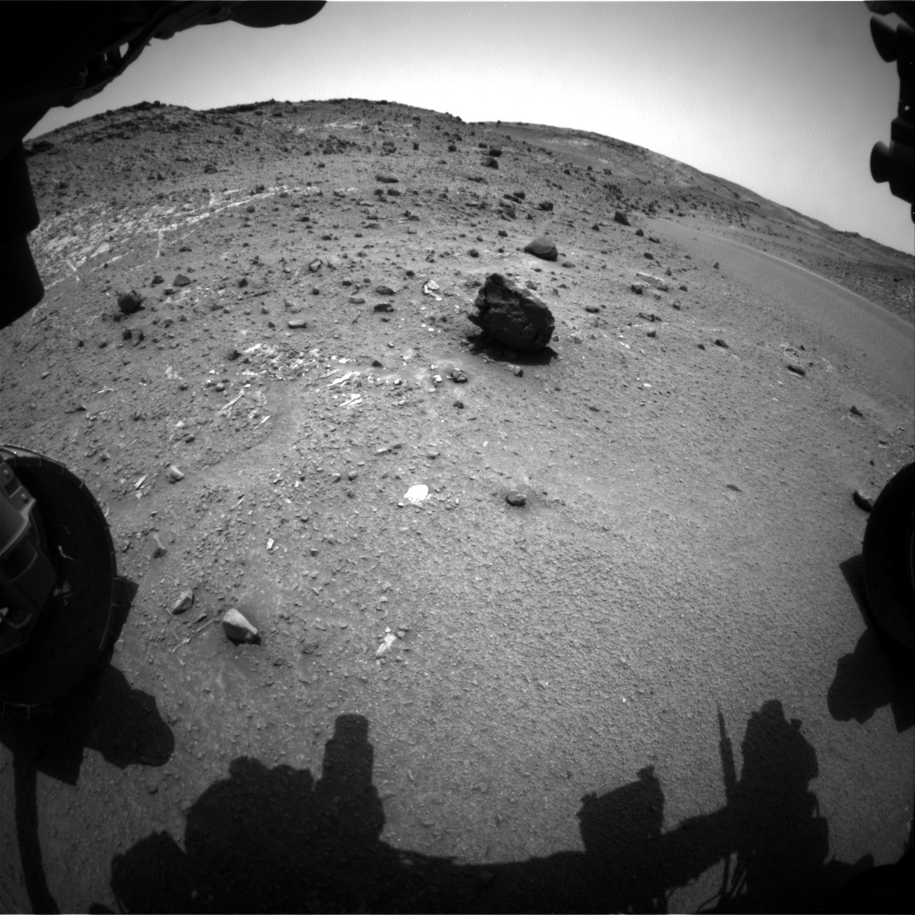 Nasa's Mars rover Curiosity acquired this image using its Front Hazard Avoidance Camera (Front Hazcam) on Sol 941, at drive 996, site number 45