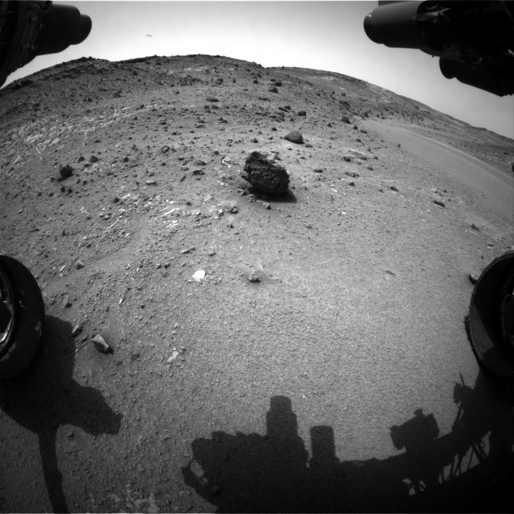 Nasa's Mars rover Curiosity acquired this image using its Front Hazard Avoidance Camera (Front Hazcam) on Sol 943, at drive 996, site number 45