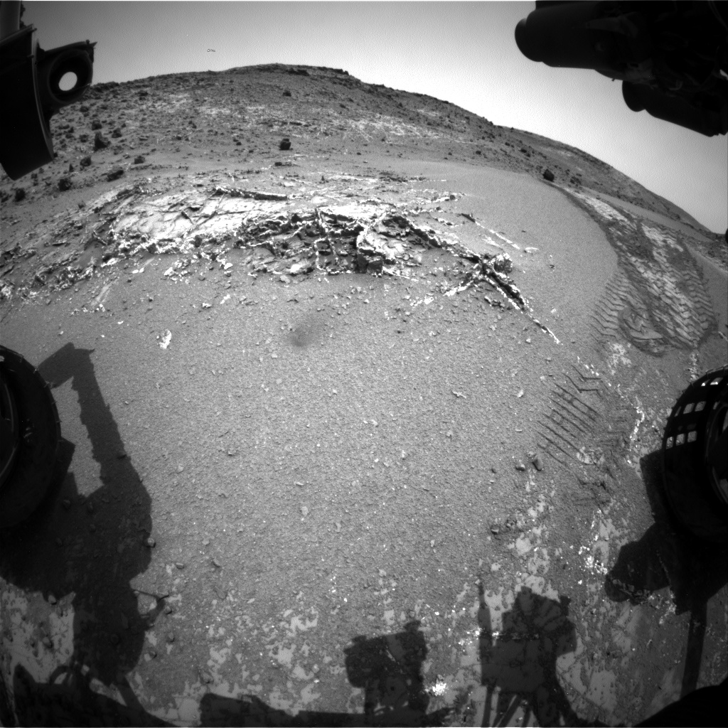 Nasa's Mars rover Curiosity acquired this image using its Front Hazard Avoidance Camera (Front Hazcam) on Sol 948, at drive 1108, site number 45