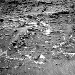Nasa's Mars rover Curiosity acquired this image using its Left Navigation Camera on Sol 949, at drive 1252, site number 45