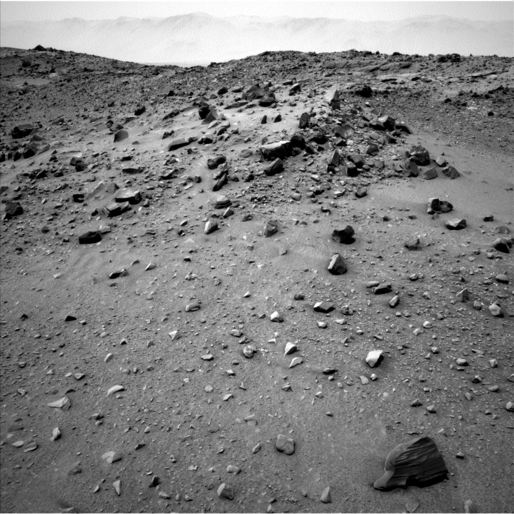 Nasa's Mars rover Curiosity acquired this image using its Left Navigation Camera on Sol 950, at drive 1558, site number 45