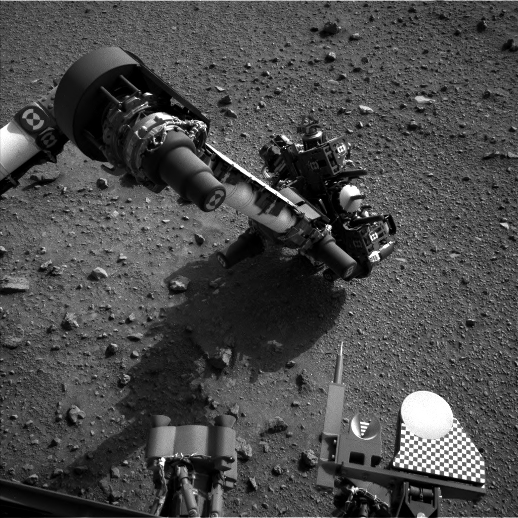 Nasa's Mars rover Curiosity acquired this image using its Left Navigation Camera on Sol 954, at drive 0, site number 46