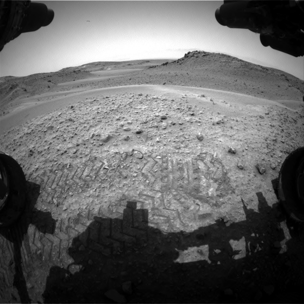 Nasa's Mars rover Curiosity acquired this image using its Front Hazard Avoidance Camera (Front Hazcam) on Sol 956, at drive 472, site number 46