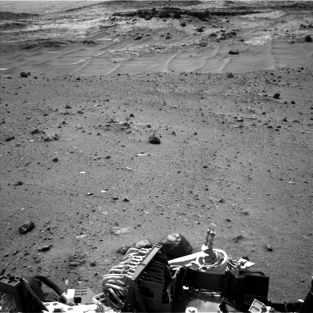 Nasa's Mars rover Curiosity acquired this image using its Left Navigation Camera on Sol 956, at drive 0, site number 46