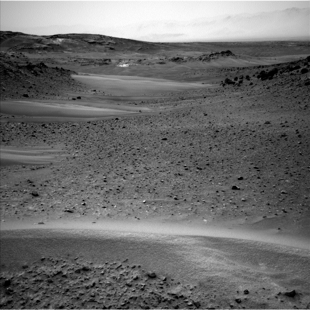 Nasa's Mars rover Curiosity acquired this image using its Left Navigation Camera on Sol 956, at drive 472, site number 46