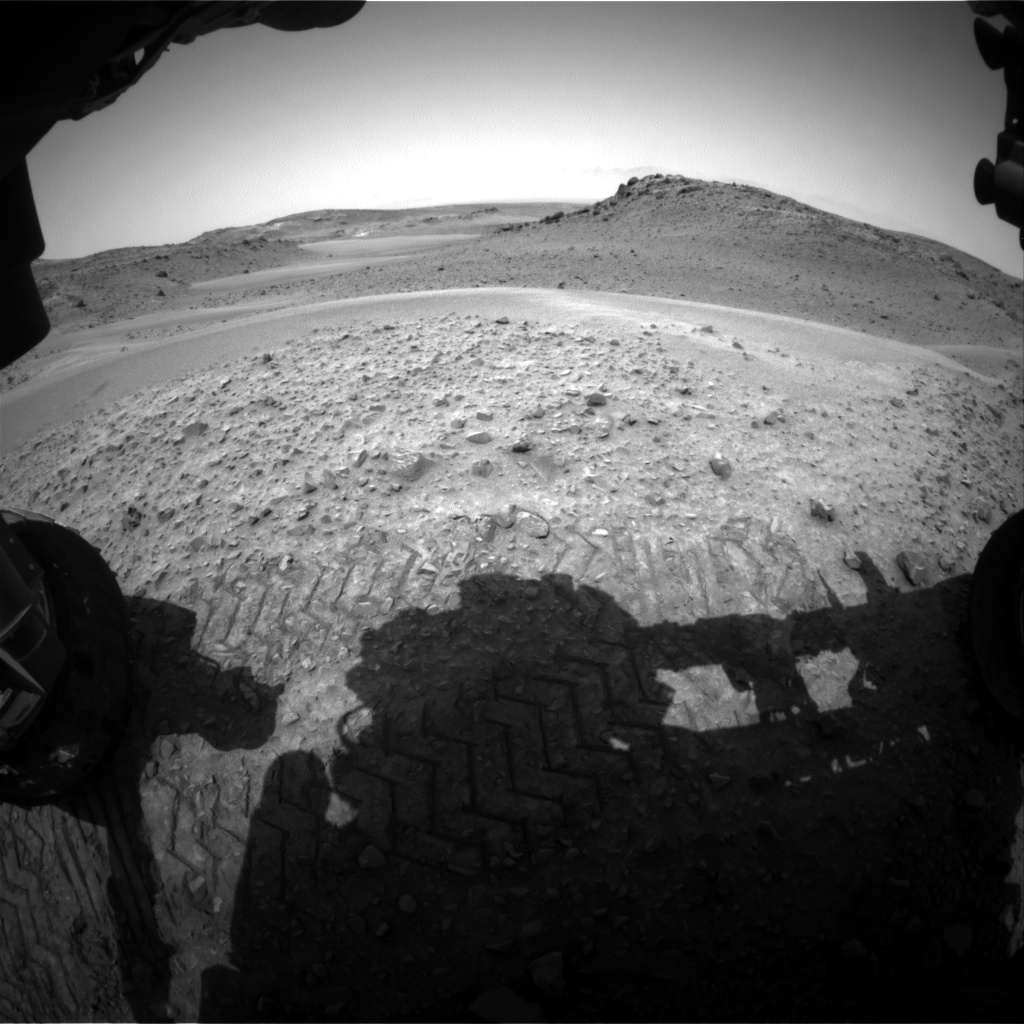 Nasa's Mars rover Curiosity acquired this image using its Front Hazard Avoidance Camera (Front Hazcam) on Sol 957, at drive 472, site number 46