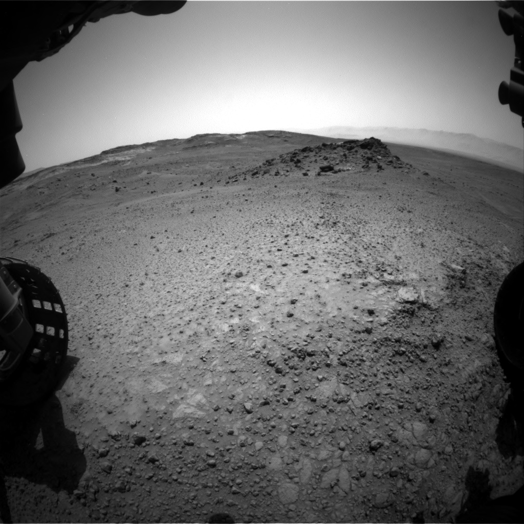 Nasa's Mars rover Curiosity acquired this image using its Front Hazard Avoidance Camera (Front Hazcam) on Sol 958, at drive 1162, site number 46