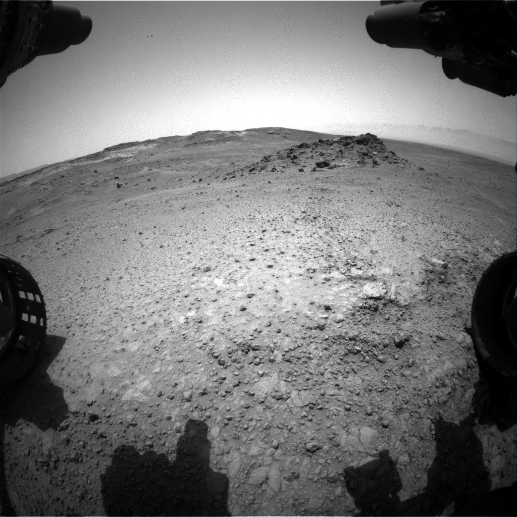 Nasa's Mars rover Curiosity acquired this image using its Front Hazard Avoidance Camera (Front Hazcam) on Sol 960, at drive 1162, site number 46