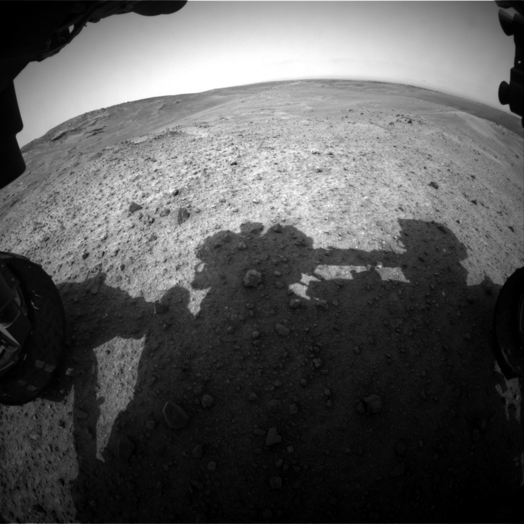 Nasa's Mars rover Curiosity acquired this image using its Front Hazard Avoidance Camera (Front Hazcam) on Sol 967, at drive 0, site number 47