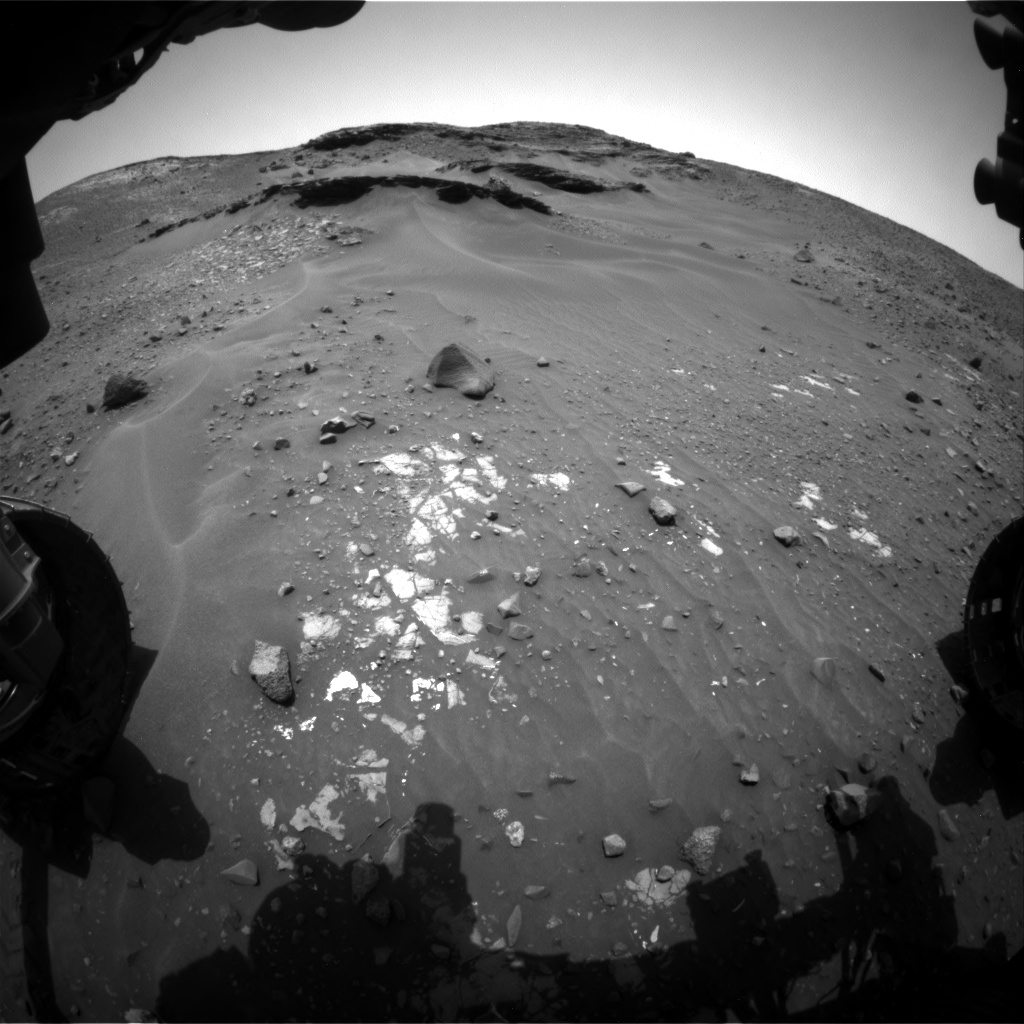 Nasa's Mars rover Curiosity acquired this image using its Front Hazard Avoidance Camera (Front Hazcam) on Sol 967, at drive 522, site number 47