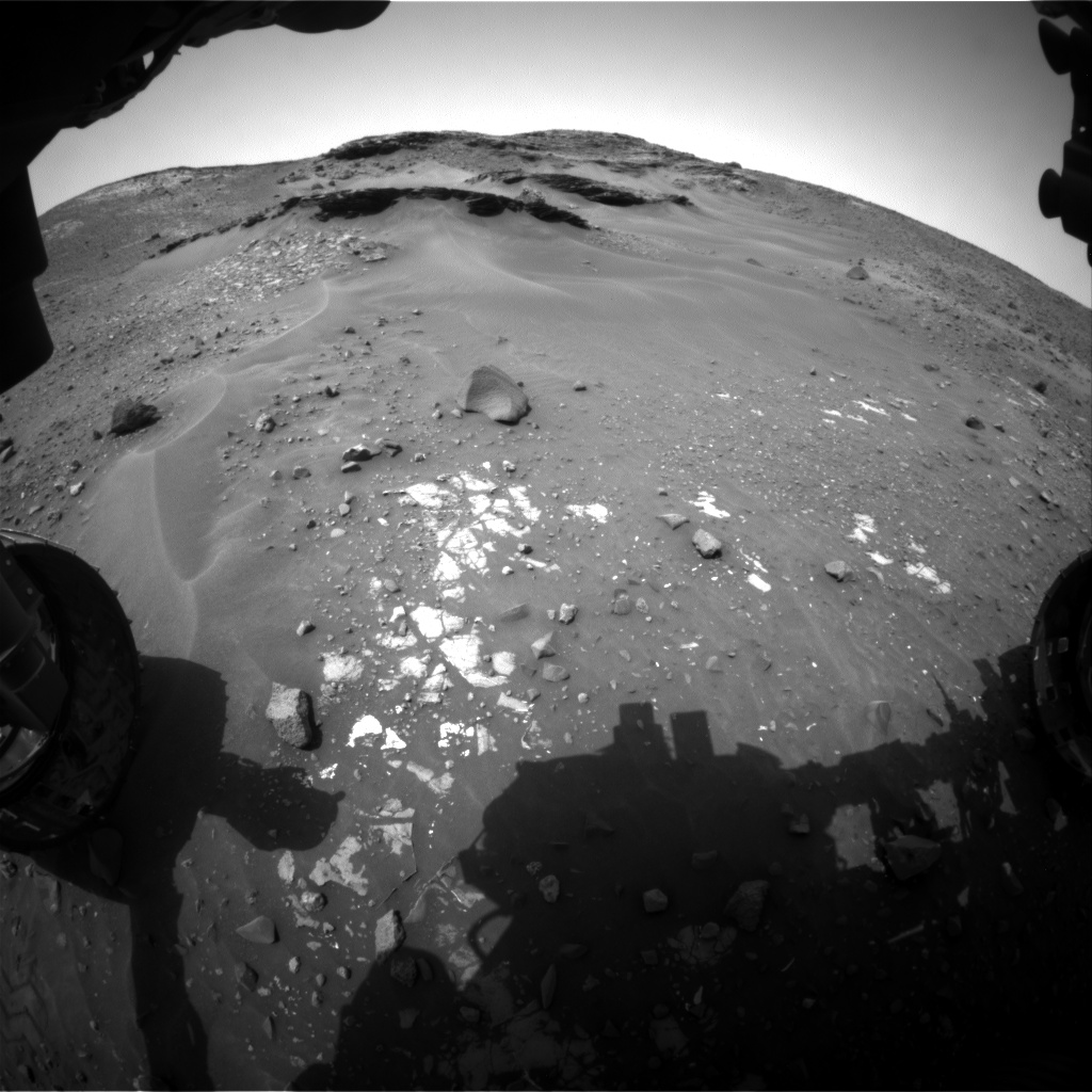 Nasa's Mars rover Curiosity acquired this image using its Front Hazard Avoidance Camera (Front Hazcam) on Sol 968, at drive 522, site number 47