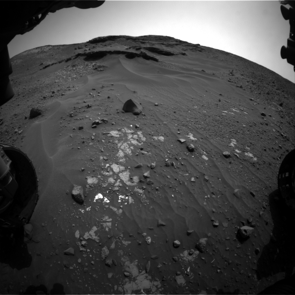 Nasa's Mars rover Curiosity acquired this image using its Front Hazard Avoidance Camera (Front Hazcam) on Sol 970, at drive 522, site number 47