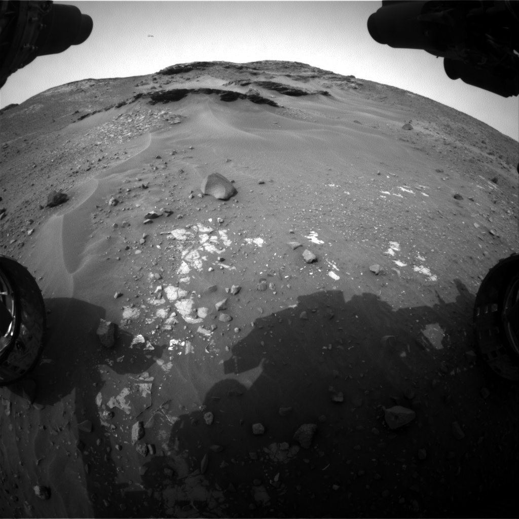 Nasa's Mars rover Curiosity acquired this image using its Front Hazard Avoidance Camera (Front Hazcam) on Sol 971, at drive 522, site number 47