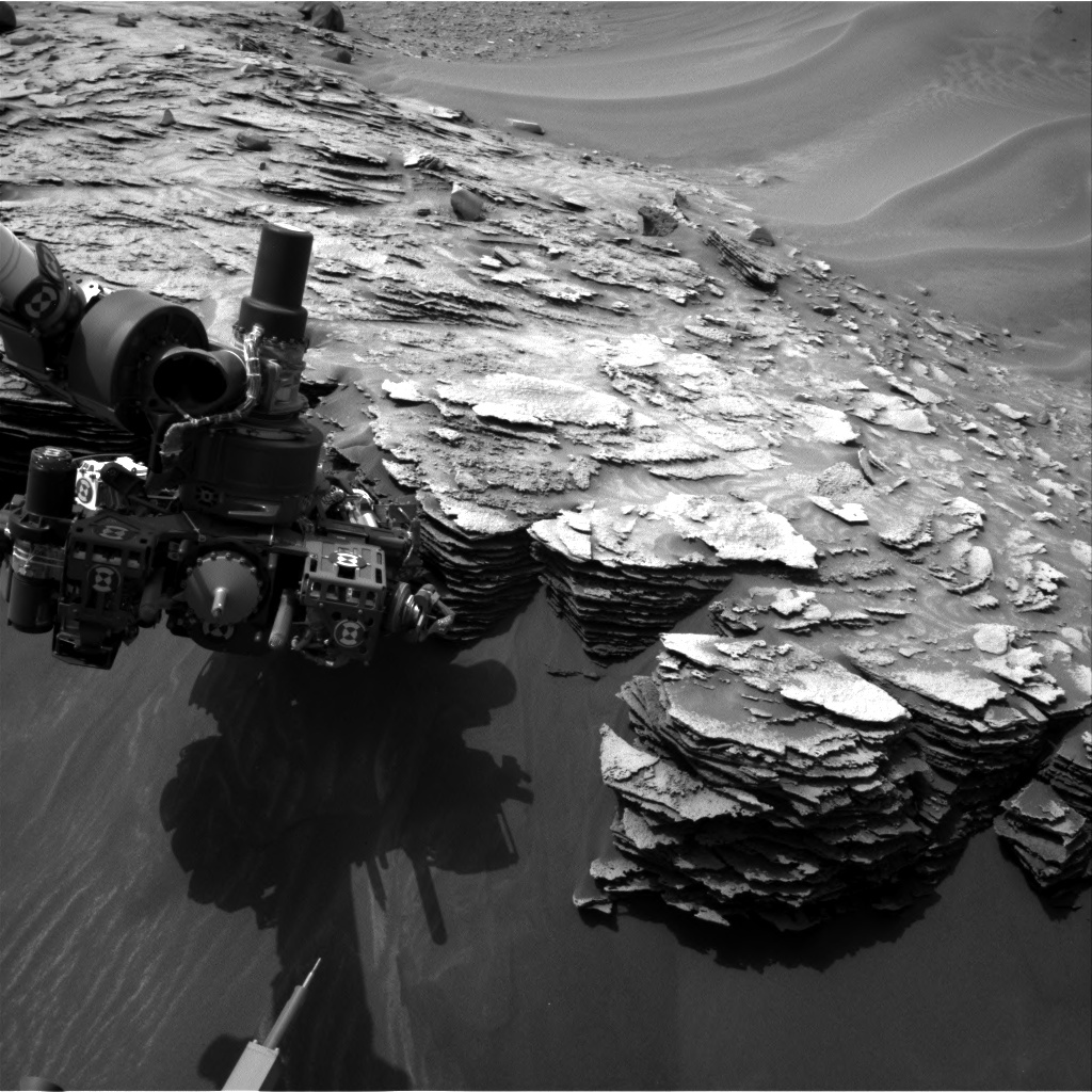 Nasa's Mars rover Curiosity acquired this image using its Right Navigation Camera on Sol 974, at drive 598, site number 47