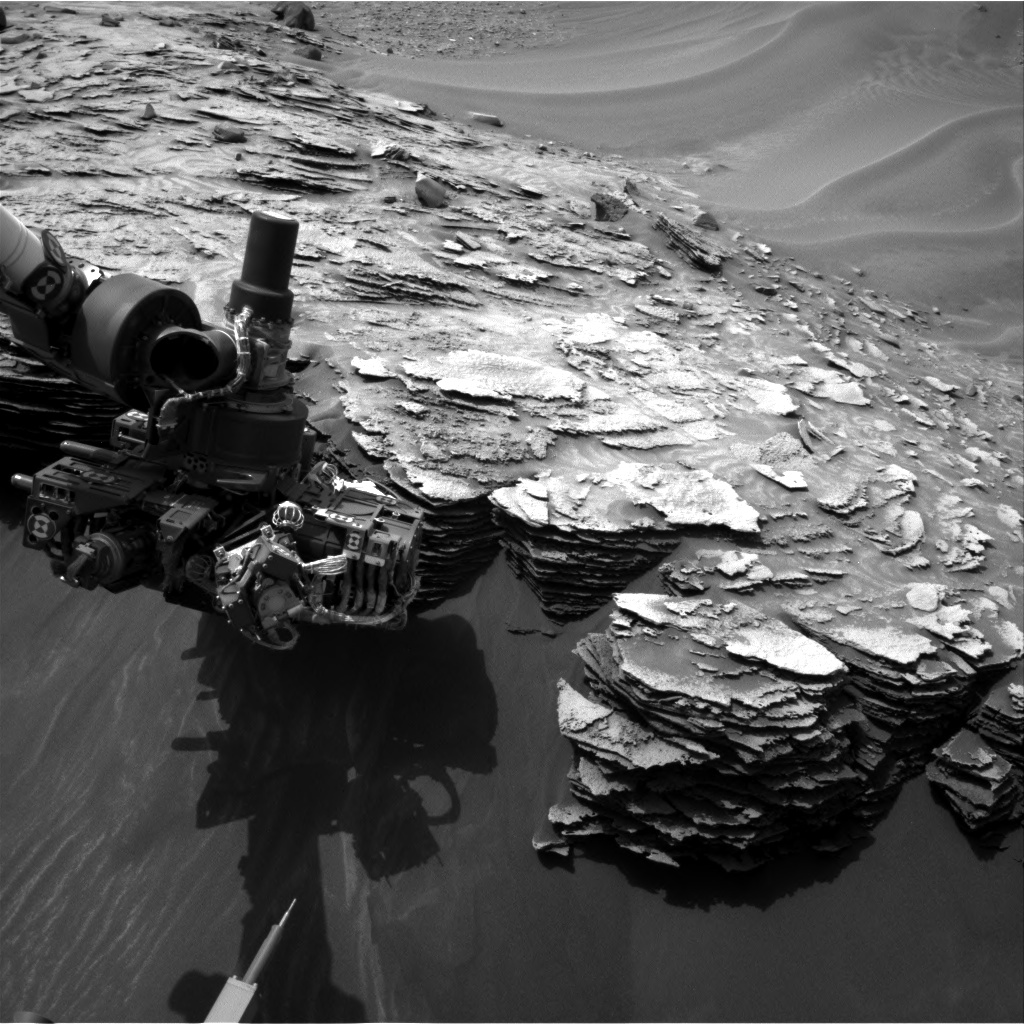Nasa's Mars rover Curiosity acquired this image using its Right Navigation Camera on Sol 974, at drive 598, site number 47