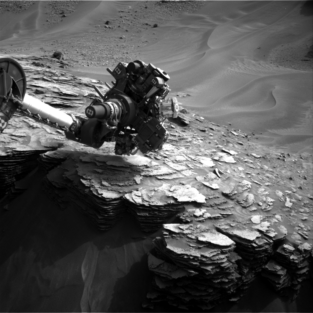 Nasa's Mars rover Curiosity acquired this image using its Right Navigation Camera on Sol 975, at drive 598, site number 47