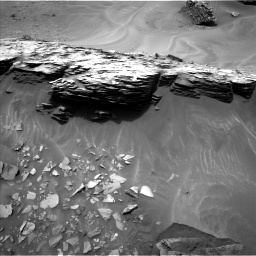Nasa's Mars rover Curiosity acquired this image using its Left Navigation Camera on Sol 976, at drive 640, site number 47