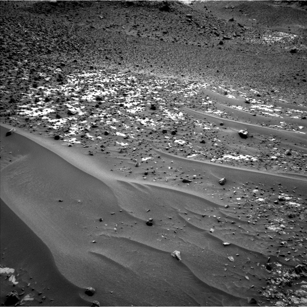 Nasa's Mars rover Curiosity acquired this image using its Left Navigation Camera on Sol 976, at drive 1166, site number 47