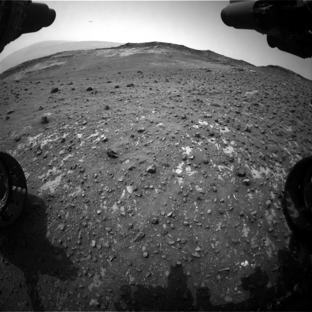 Nasa's Mars rover Curiosity acquired this image using its Front Hazard Avoidance Camera (Front Hazcam) on Sol 982, at drive 1452, site number 47