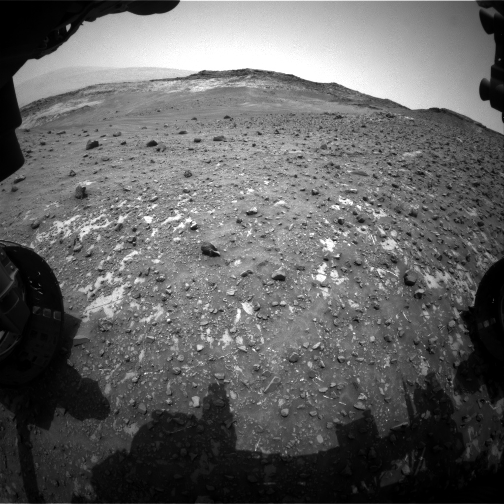 Nasa's Mars rover Curiosity acquired this image using its Front Hazard Avoidance Camera (Front Hazcam) on Sol 983, at drive 1452, site number 47