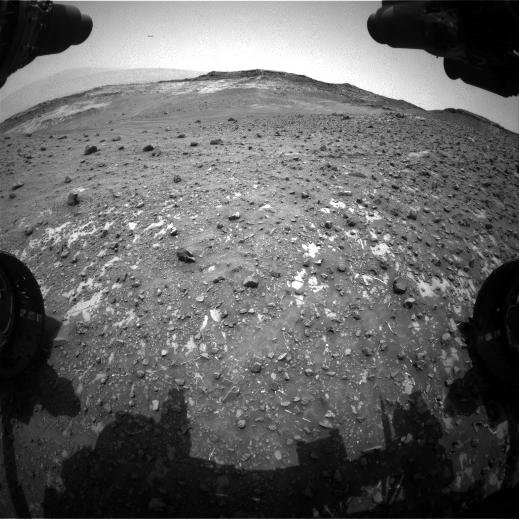 Nasa's Mars rover Curiosity acquired this image using its Front Hazard Avoidance Camera (Front Hazcam) on Sol 983, at drive 1452, site number 47