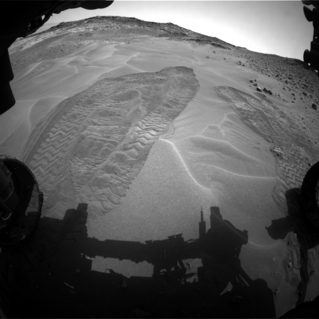 Nasa's Mars rover Curiosity acquired this image using its Front Hazard Avoidance Camera (Front Hazcam) on Sol 984, at drive 1662, site number 47