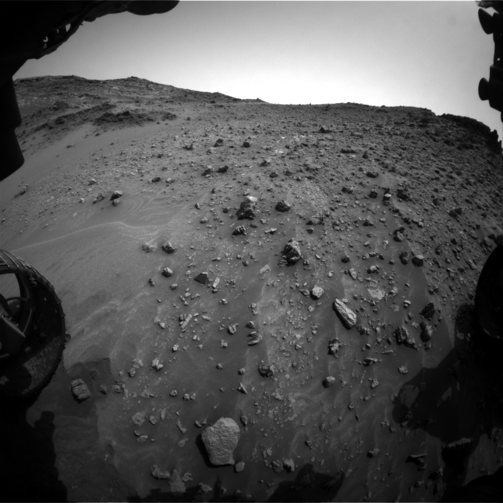 Nasa's Mars rover Curiosity acquired this image using its Front Hazard Avoidance Camera (Front Hazcam) on Sol 984, at drive 0, site number 48