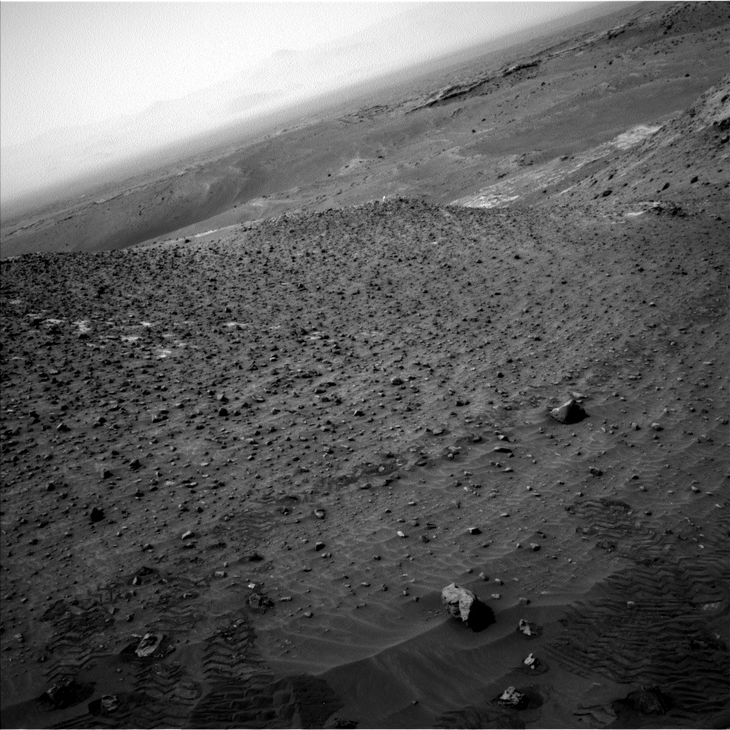 Nasa's Mars rover Curiosity acquired this image using its Left Navigation Camera on Sol 984, at drive 0, site number 48