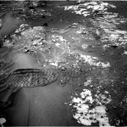 Nasa's Mars rover Curiosity acquired this image using its Left Navigation Camera on Sol 987, at drive 436, site number 48