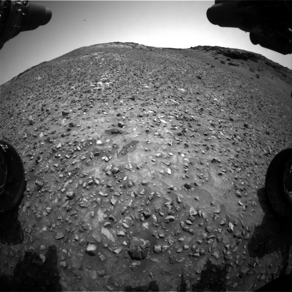 Nasa's Mars rover Curiosity acquired this image using its Front Hazard Avoidance Camera (Front Hazcam) on Sol 990, at drive 876, site number 48