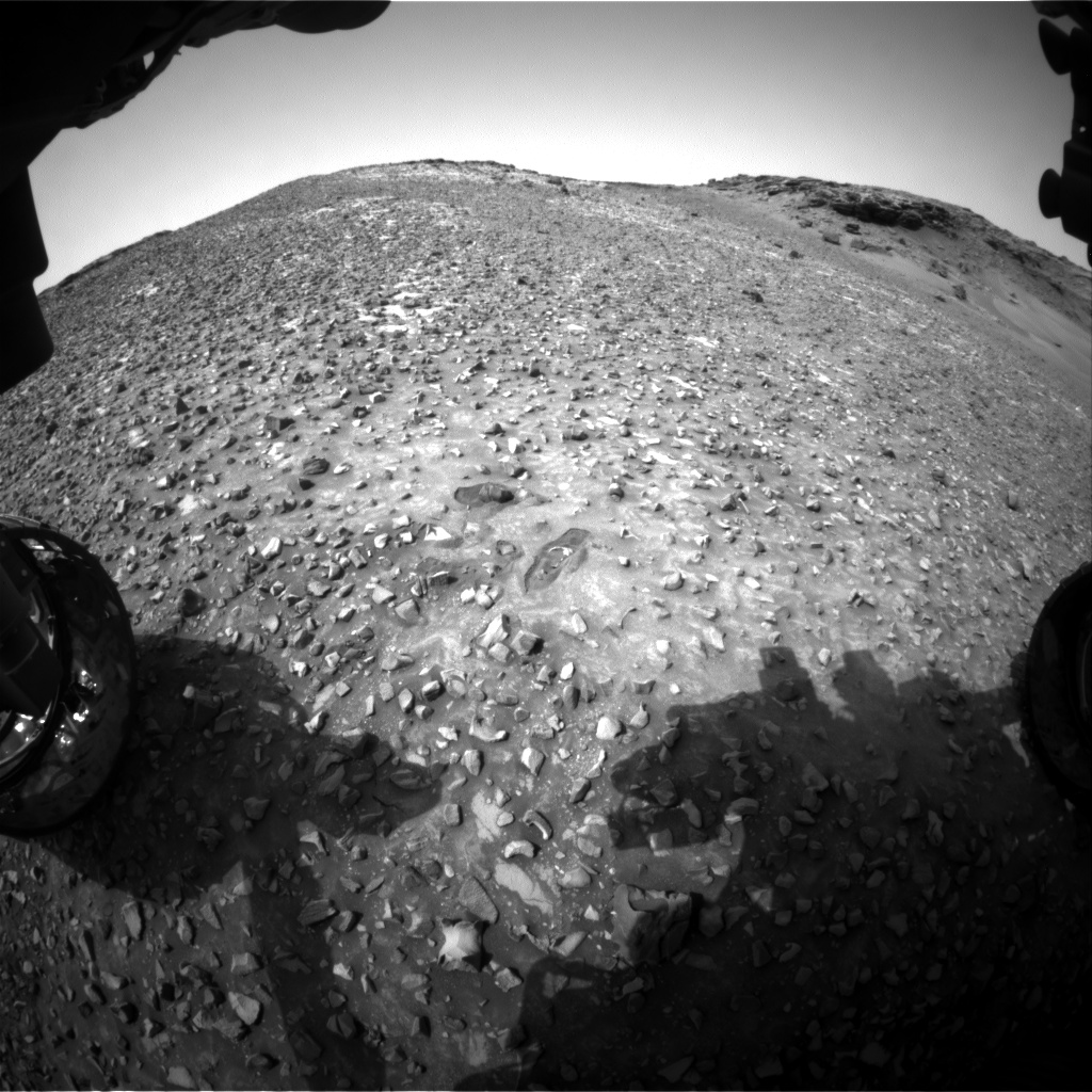 Nasa's Mars rover Curiosity acquired this image using its Front Hazard Avoidance Camera (Front Hazcam) on Sol 991, at drive 876, site number 48