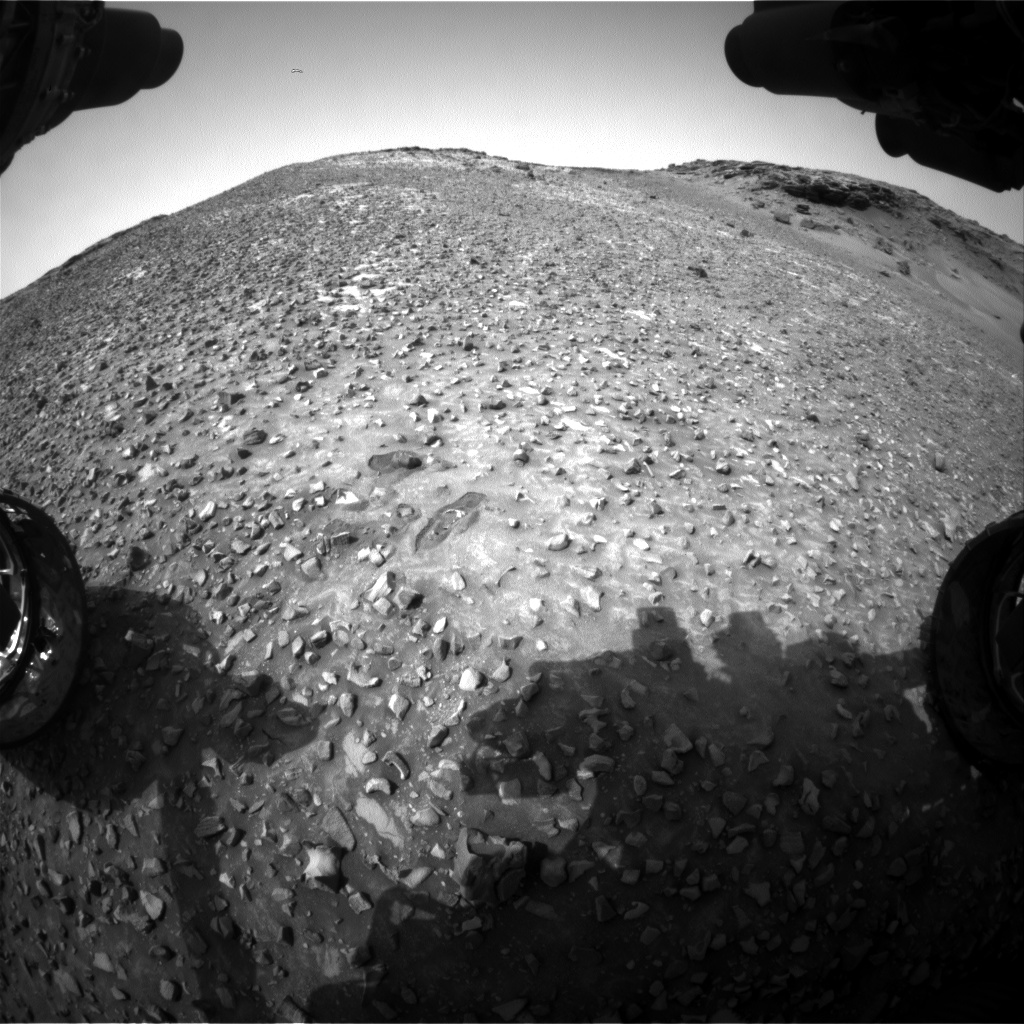 Nasa's Mars rover Curiosity acquired this image using its Front Hazard Avoidance Camera (Front Hazcam) on Sol 991, at drive 876, site number 48