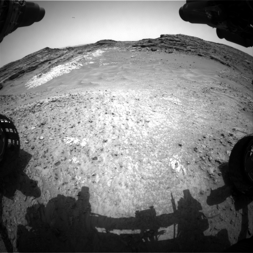 Nasa's Mars rover Curiosity acquired this image using its Front Hazard Avoidance Camera (Front Hazcam) on Sol 992, at drive 1194, site number 48