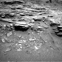Nasa's Mars rover Curiosity acquired this image using its Left Navigation Camera on Sol 995, at drive 1422, site number 48