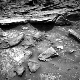 Nasa's Mars rover Curiosity acquired this image using its Left Navigation Camera on Sol 995, at drive 1488, site number 48