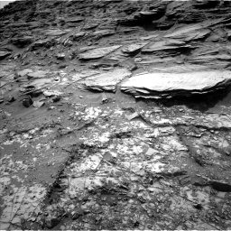 Nasa's Mars rover Curiosity acquired this image using its Left Navigation Camera on Sol 995, at drive 1518, site number 48