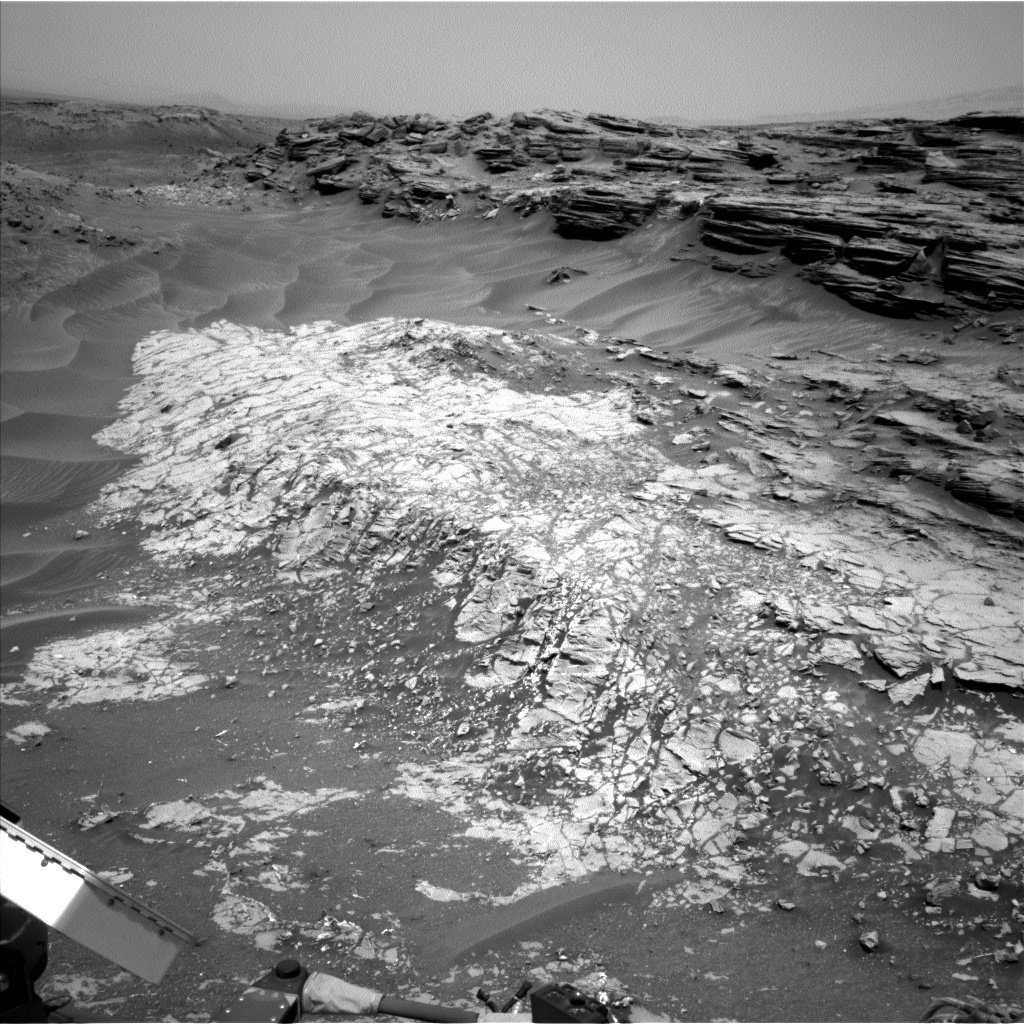 Nasa's Mars rover Curiosity acquired this image using its Left Navigation Camera on Sol 995, at drive 1530, site number 48