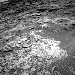 Nasa's Mars rover Curiosity acquired this image using its Left Navigation Camera on Sol 997, at drive 1542, site number 48