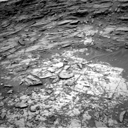 Nasa's Mars rover Curiosity acquired this image using its Left Navigation Camera on Sol 997, at drive 1554, site number 48